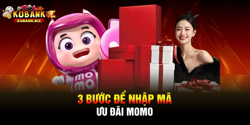 3 bước để nhập mã mã ưu đãi MoMo